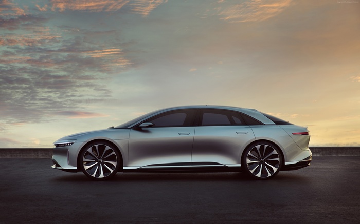 Lucid Air electric car 4K