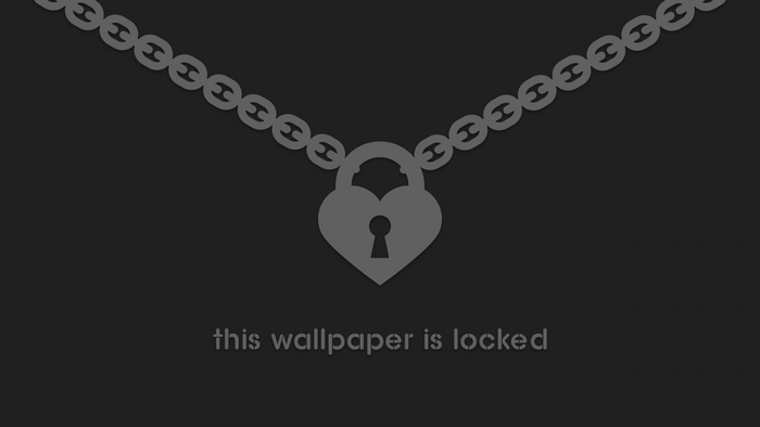 Heart-shaped padlock on a chain