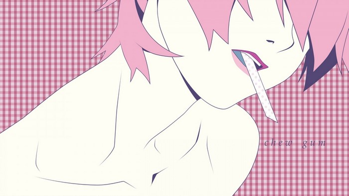 Senjougahara Hitagi from Monogatari Series chewing gum