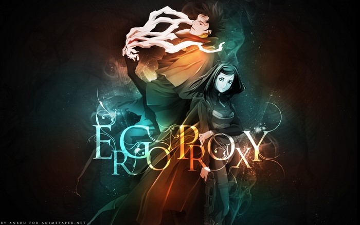 Ergo Proxy illustration with special effects