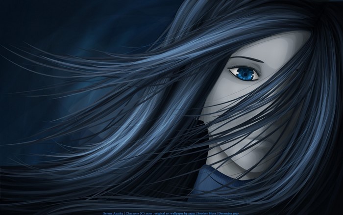 Serene Apathy character from Somber Blues
