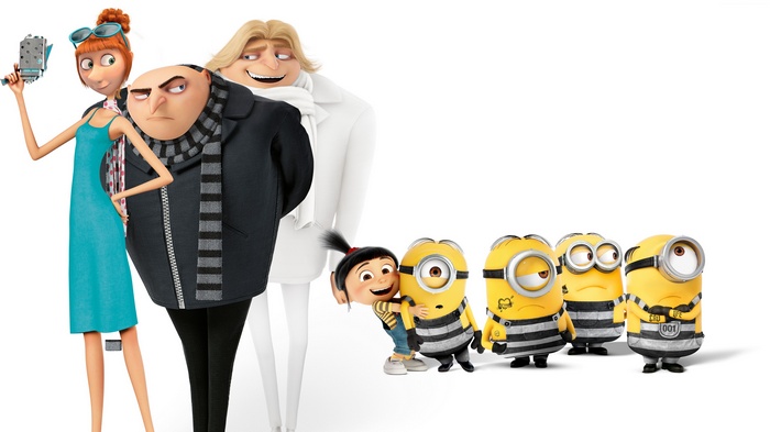 Dru and Gru from Despicable Me 3