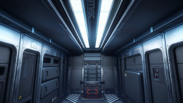 Interior of a MISC Starfarer cargo bay