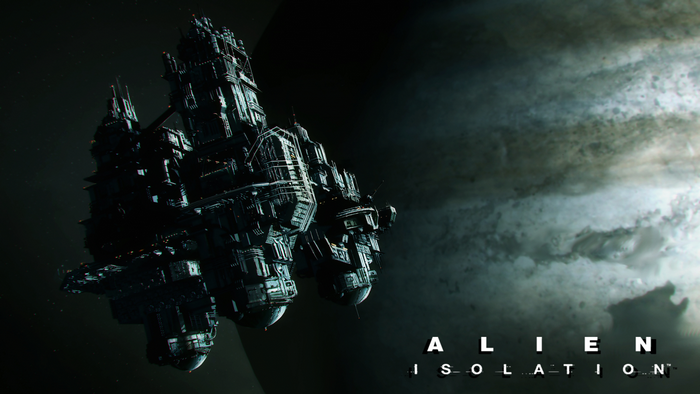 Alien Isolation Spaceship and Planet