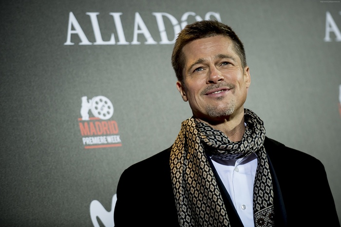 Brad Pitt at Aliados Premiere Week