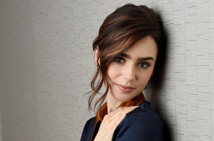 Lily Collins 4K photo
