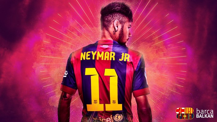 Neymar Jr in FC Barcelona Jersey