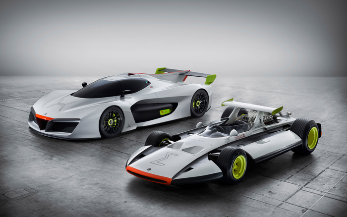 Futuristic Pininfarina H2 Speed and Sigma Concept Cars