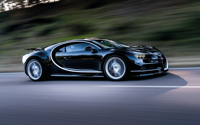 car, vehicle, road, Super Car, sports car, motion blur, Bugatti Chiron ...