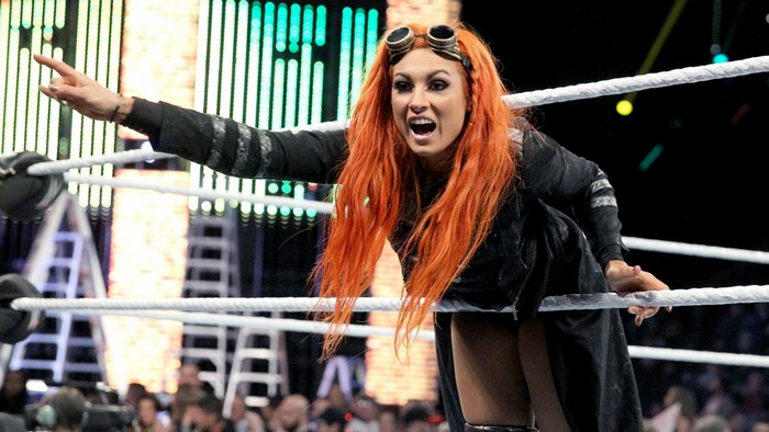 Becky Lynch from WWE in a wrestling ring