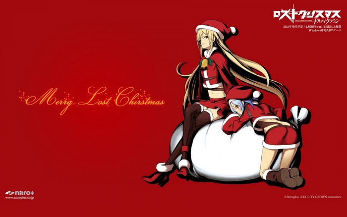 Merry Lost Christmas Guilty Crown Illustration