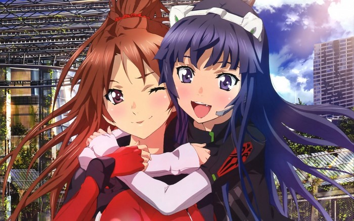 Tsugumi and Hare from Guilty Crown