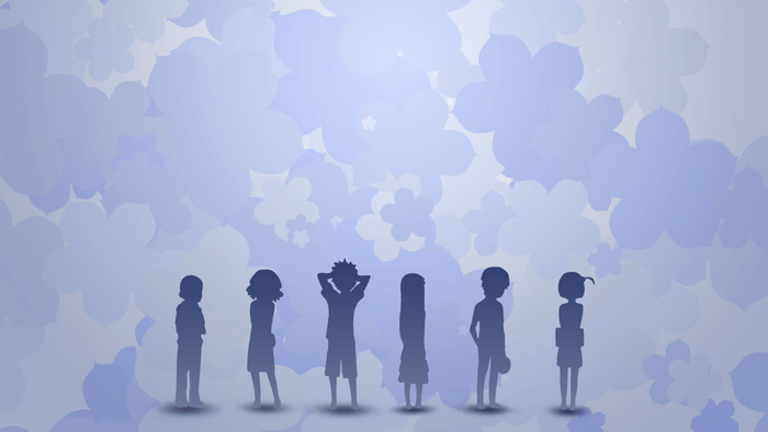 Anohana: The Flower We Saw That Day silhouettes