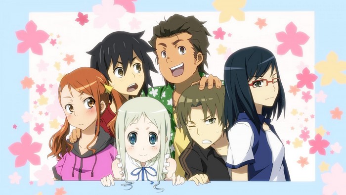 Group of friends from Anohana: The Flower We Saw That Day