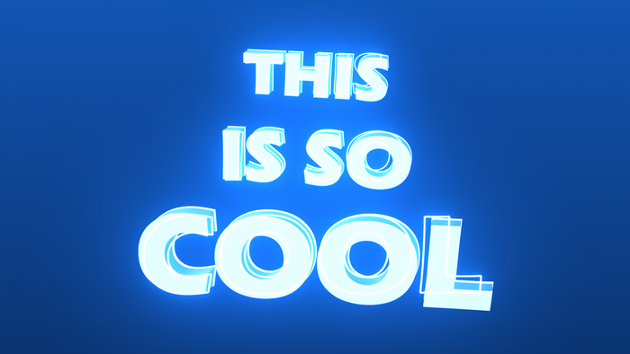 This is so cool text