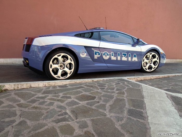 Lamborghini Gallardo Polizia police car