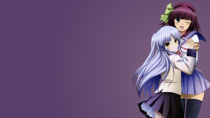 Two anime girls from Angel Beats