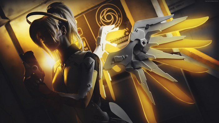 Mercy from Overwatch 4K