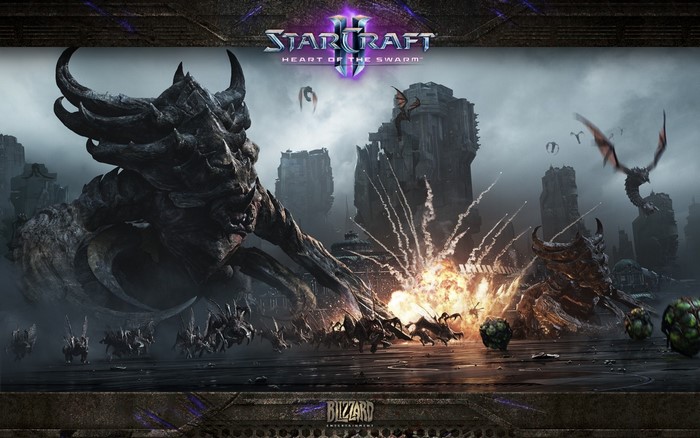 StarCraft II Heart of the Swarm Epic Battle Scene