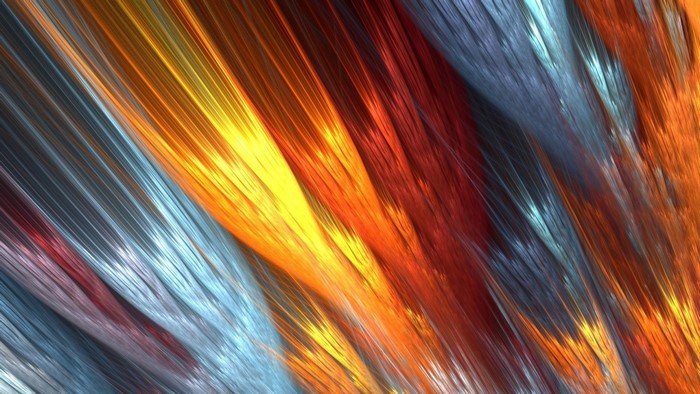 Abstract fractal art with streaks of color
