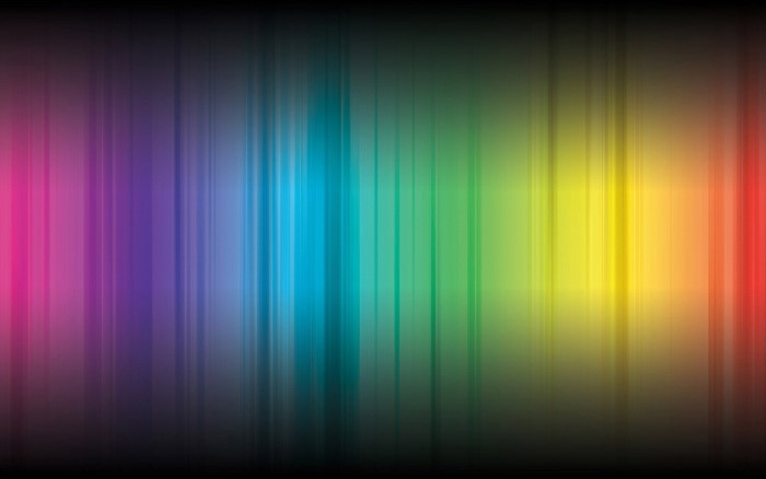 Abstract rainbow colored vertical lines