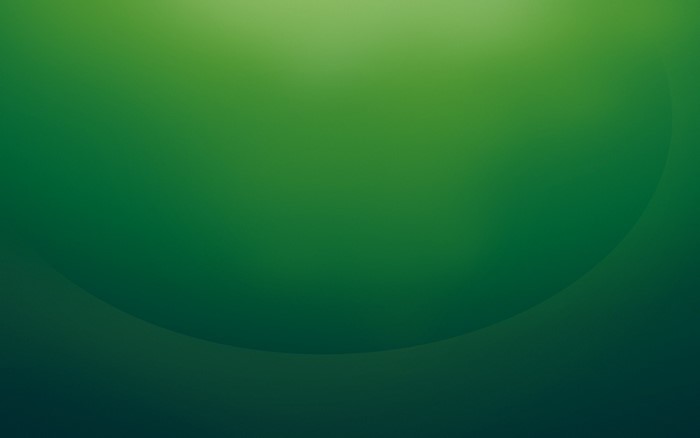 Green gradient with abstract shapes