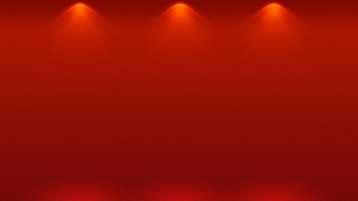 Red background with spotlights