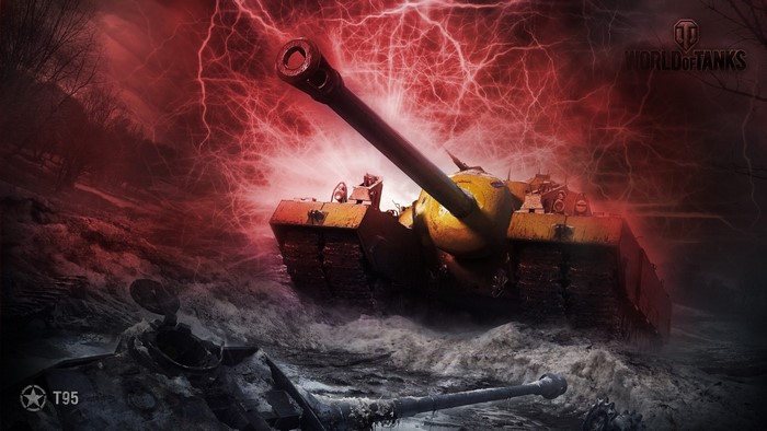 World of Tanks T95 Tank in Storm