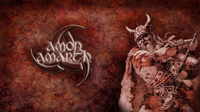 Amon Amarth Viking Warrior with Logo