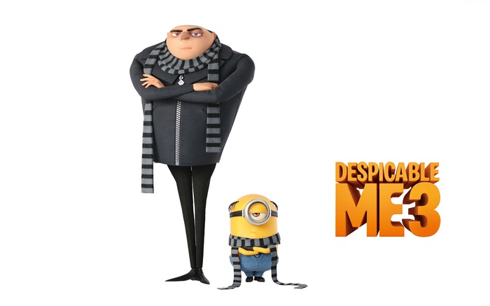 Dru and Minion from Despicable Me 3