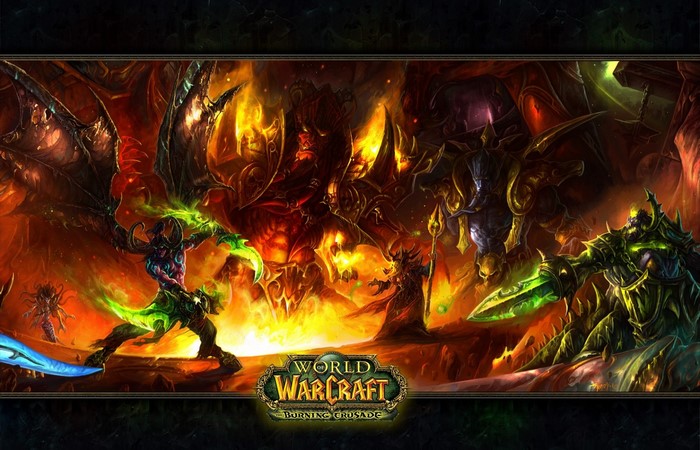 Illidan Stormrage and demons in World of Warcraft: The Burning Crusade