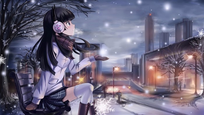 Gokou Ruri from Ore no Imouto ga Konnani Kawaii Wake ga Nai in the snow