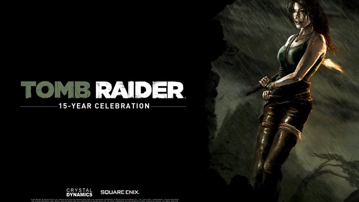 Lara Croft from Tomb Raider 15-Year Celebration