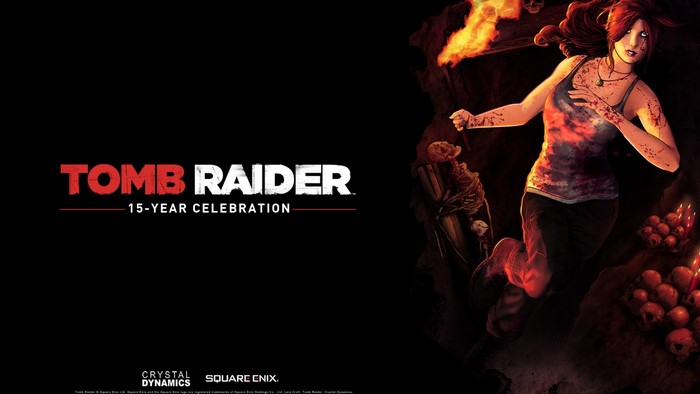 Lara Croft from Tomb Raider 15-Year Celebration