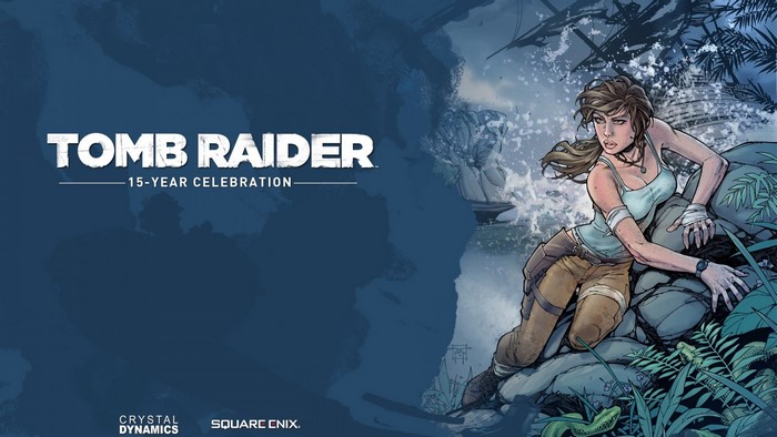 Lara Croft from Tomb Raider 15-Year Celebration