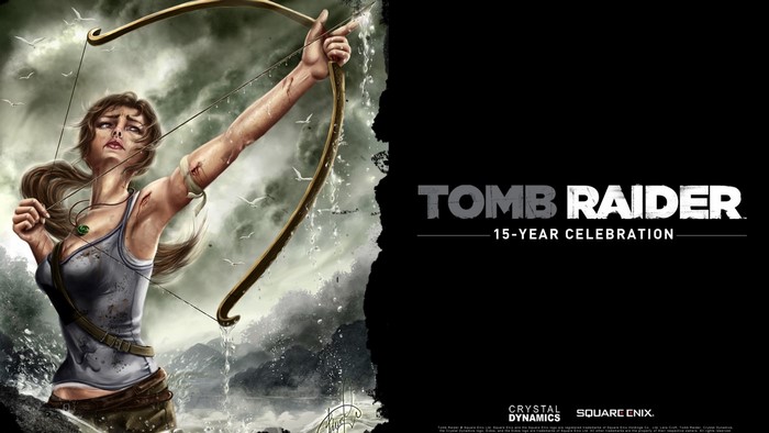 Lara Croft from Tomb Raider 15-Year Celebration