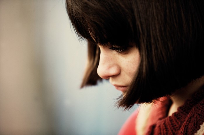 Close up portrait of Yasmin Paige from Submarine movie