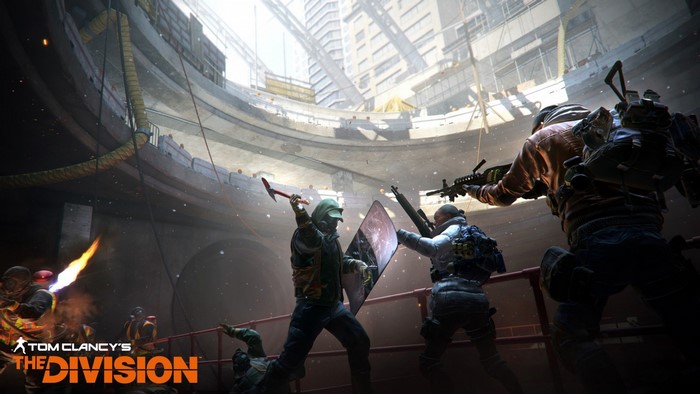 Tom Clancy's The Division combat scene