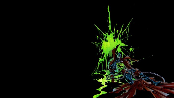 Spawn with green slime