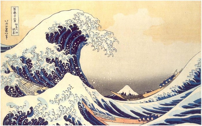 The Great Wave off Kanagawa by Hokusai
