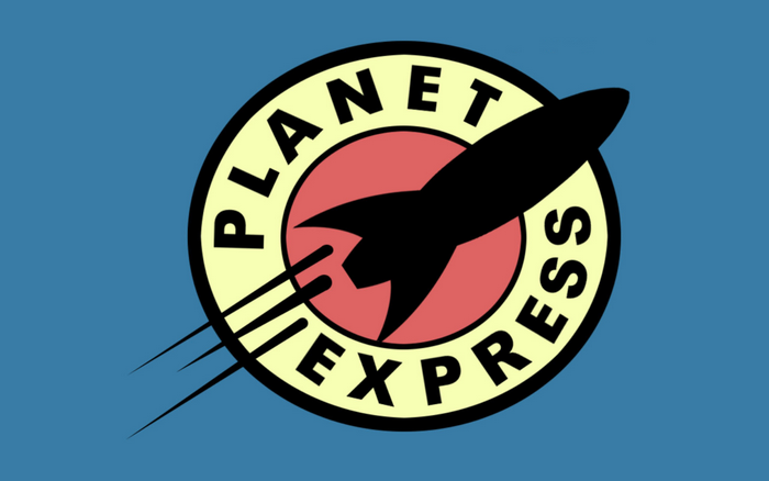 Planet Express logo from Futurama