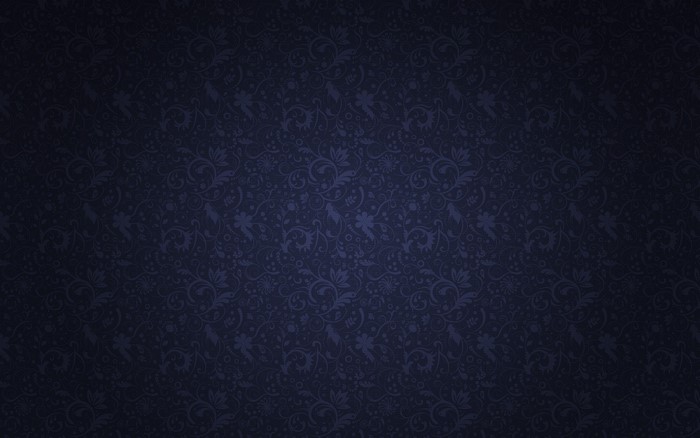 Dark blue floral pattern texture