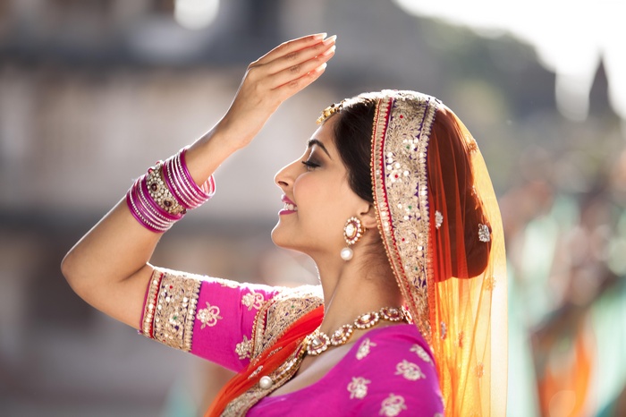 Sonam Kapoor in traditional Indian attire