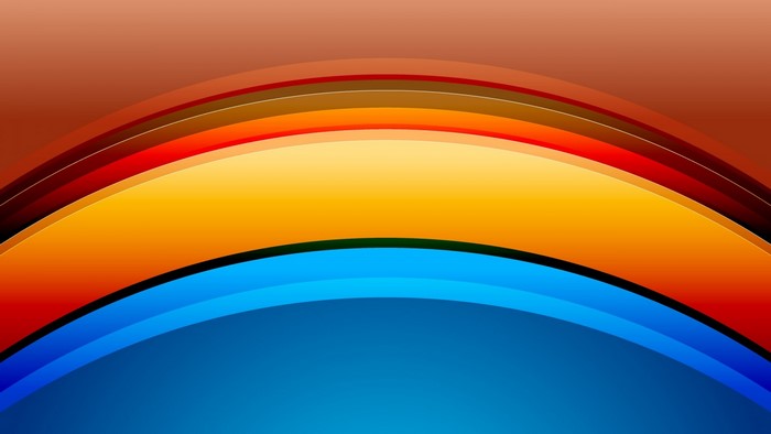 Abstract colorful waves illustration