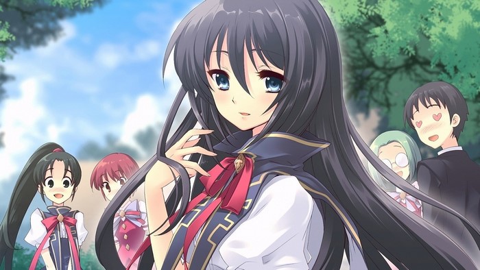 Shirasagi Mayuri and friends from Flyable Heart