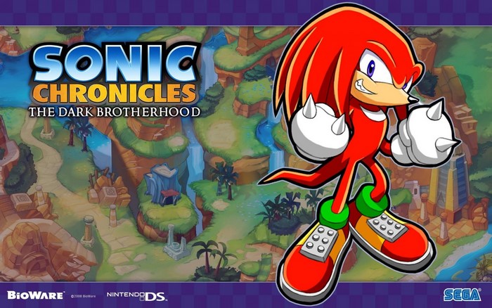 Knuckles from Sonic Chronicles: The Dark Brotherhood