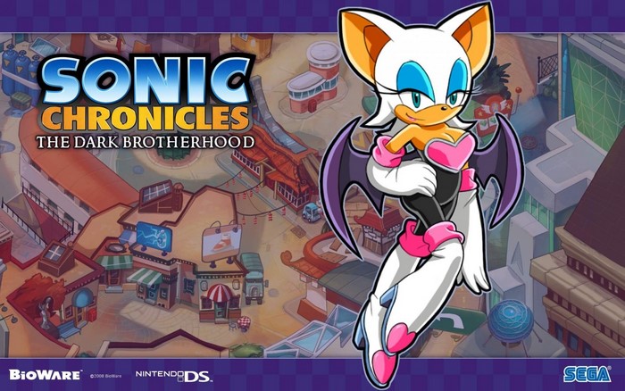 Rouge the Bat from Sonic Chronicles: The Dark Brotherhood