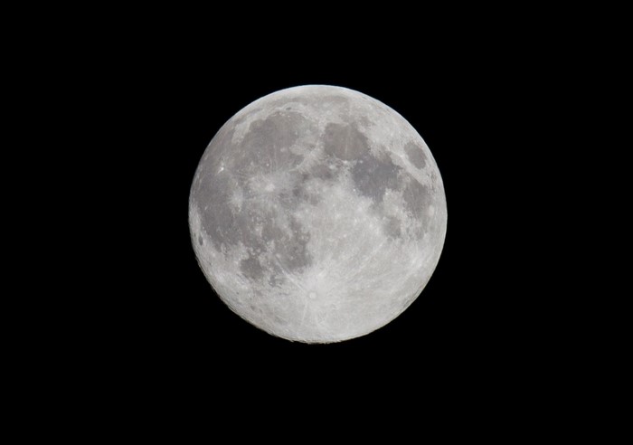 Full Moon in the Night Sky