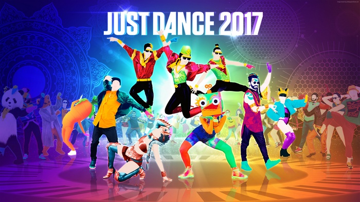 Just Dance 2017 poster with dancers