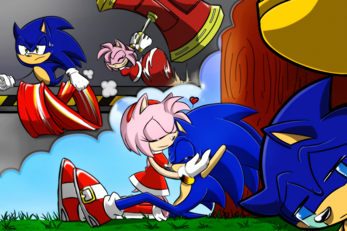 Sonic the Hedgehog and Amy Rose